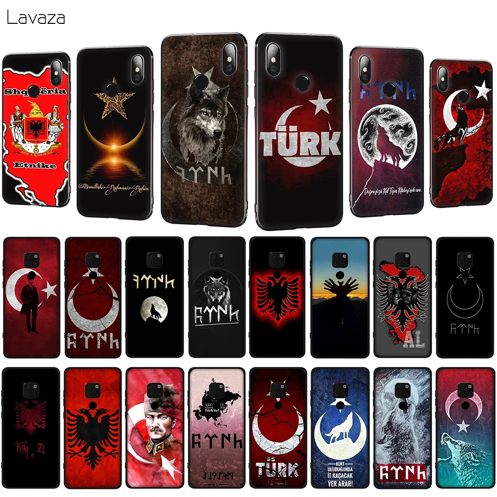 Lavaza of Turkey Albania flag Soft Phone Case for Huawei Mate 10 20 P10 P20 P30 Lite Pro P Smart 2019 TPU Cover | Мобильные телефоны
