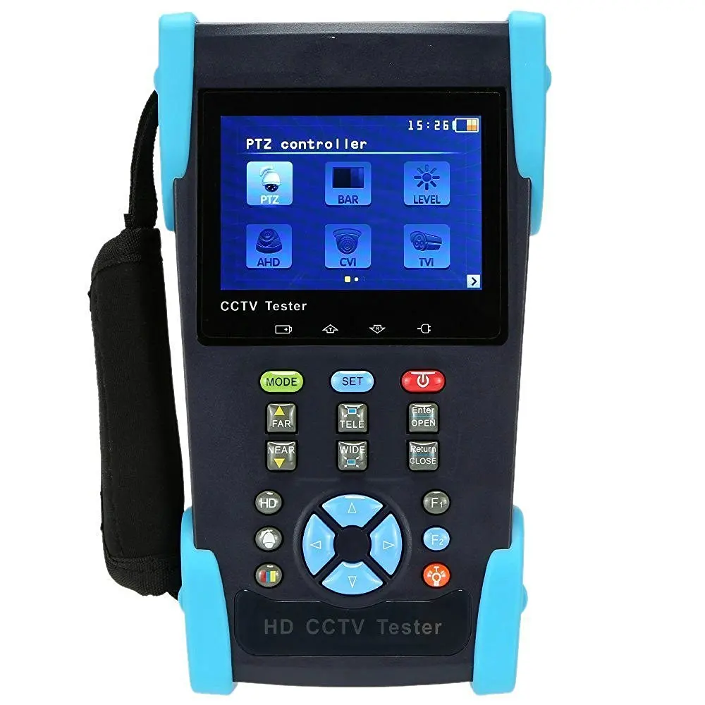 

3.5 inch HD-AHD/CVI/TVI/SDI Camera Coaxial Tester Monitor Test PTZ Control with Lithium Polymer Battery DC12V1A Power Output