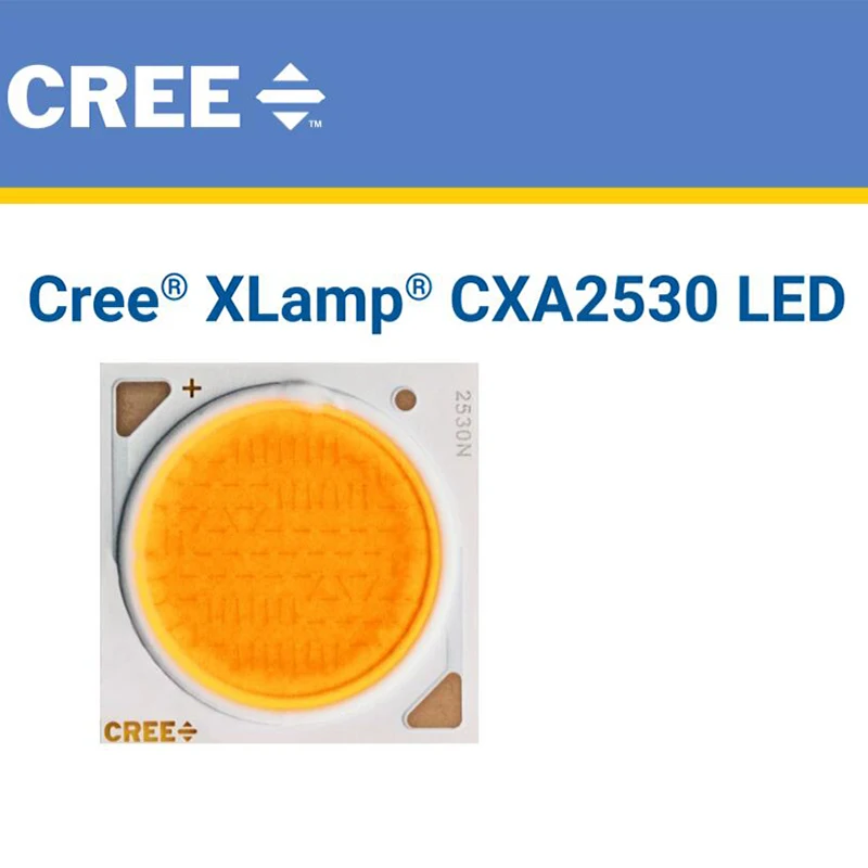 2 шт. Cree CXA 2530 CXA2530 белый 5000 К теплый белый 3000 К 60 Вт COB светодиодный излучатель лампы чипы светильник