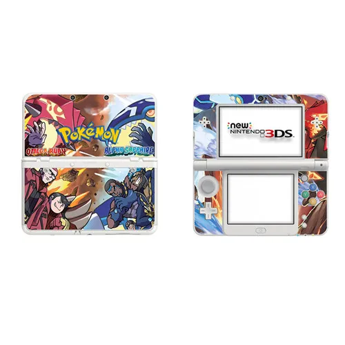 Виниловая наклейка на кожу наклейка на 3DS Skins наклейка s для NEW 3DS виниловая Защитная Наклейка-для Pokemon GO Pukachu - Цвет: N3DS0017