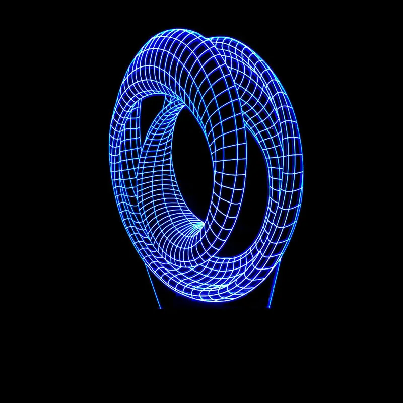 

YIMIA Creative Mode 7 Colors Change 3D LED Light Acrylic Touch USB Lamp Bedroom Table Desk Night Light kid's Gift Funs