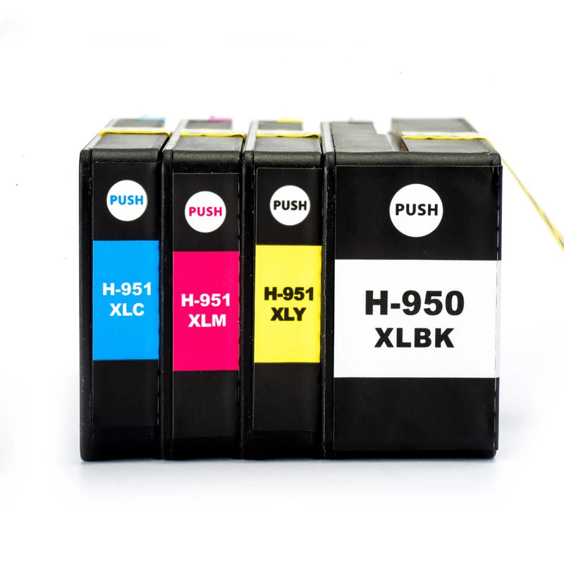 Cartucho de Tinta Compatível para hp Pcs para hp Cheio Officejet Pro 8100 8600 251dw 276dw 8630 8650 8615 8625 12 950 xl 951 3 ink cartridge