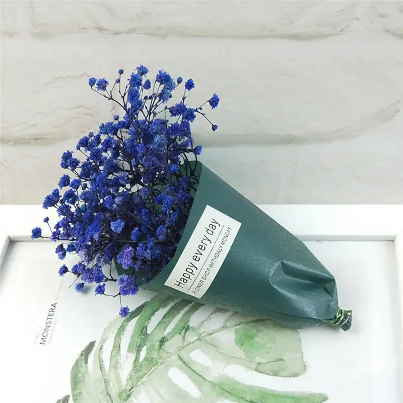 Gypsophila романтическое моделирование стеклянная крышка Led микро пейзаж с USB питание