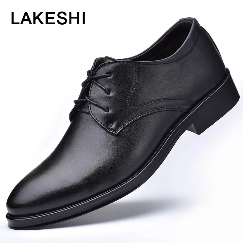 2019 New Men Formal Shoes Fashion Wedding High Quality Oxford Dress Leather Classic Business Office huismerk kopen in de aanbieding 2019 New Men Formal Shoes Fashion Wedding High Quality Oxford Dress Leather Classic Business Office huismerk kopen in de aanbieding