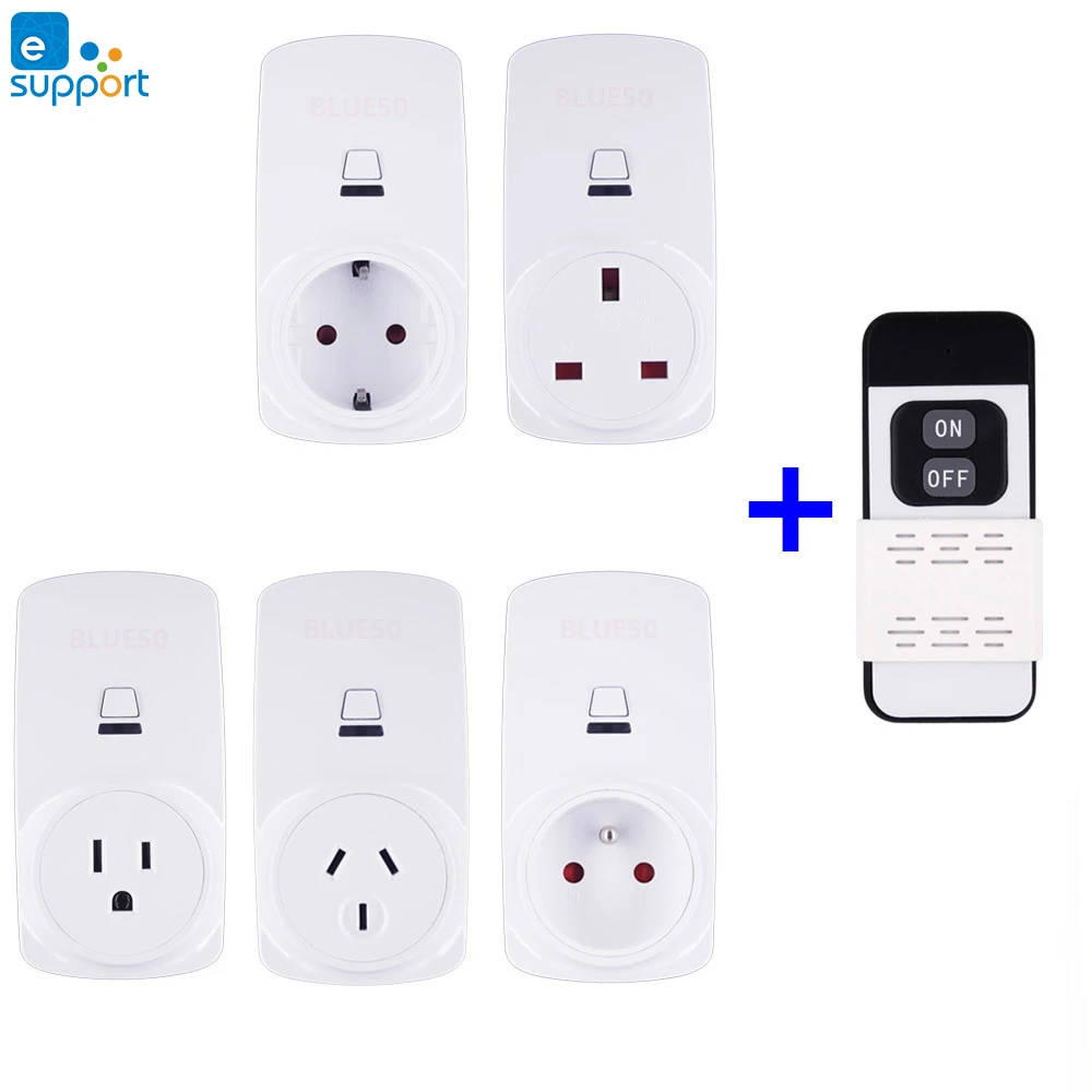 

2.4GHz RF Wifi Smart Socket Smart Plug eWeLink App EU FR Uk US AU Outlet 10A 16A Works With Alexa Google Home Mini IFTTT