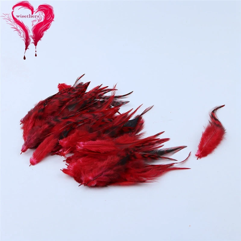 8 red qinghuajian rooster saddle feather 3