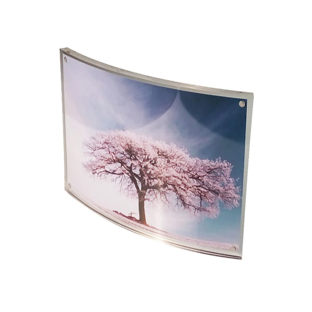Buy (Pack/5units) 8.5x11" Free Standing Curved Acrylic