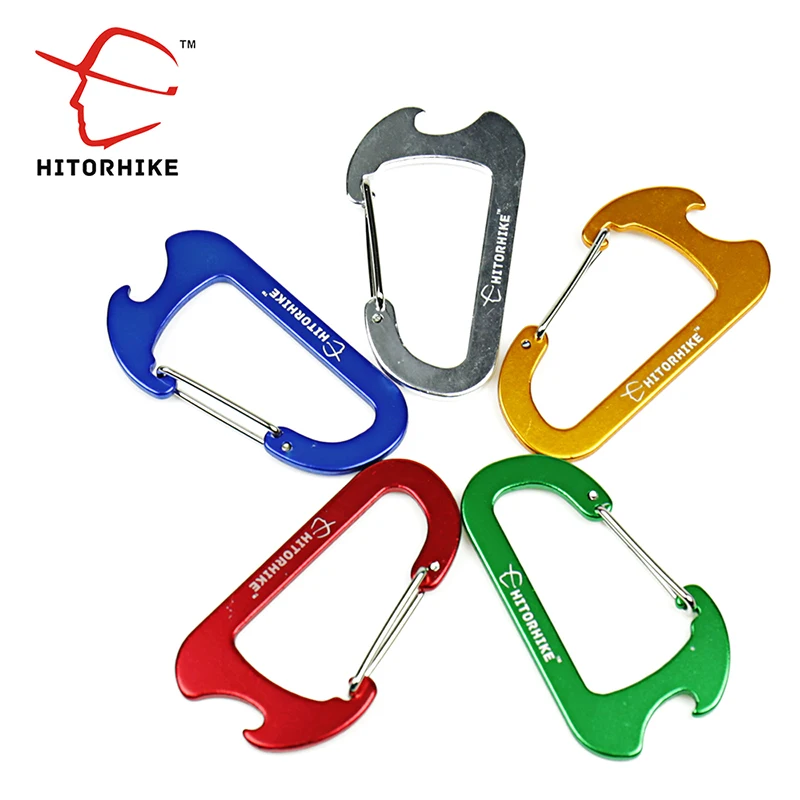 

1 piece 8cm Outdoor Camping Climbing Carabiner D Shape Mountaineering Buckle Fast Hang Mini Buckle Hook Aluminum Alloy