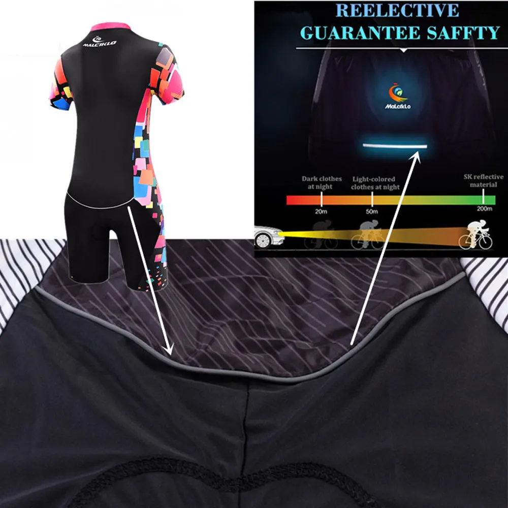 Одежда Malciklo ropa ciclismo maillot велосипедная одежда женская с коротким рукавом