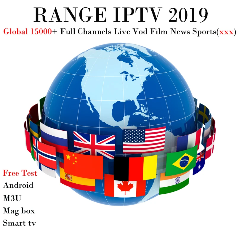 

15000 Channels RANGE IPTV Full TV (Adult xxx) Europe Russian India Latino Dutch subscription 1 Year For M3U Mag Smart TV Android