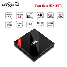 H96 RPO plus tv box android 7.1 octa core 3G 32G Amlogic S912 1 Year Europe IPTV subscription Sweden French Belgium IT Germany