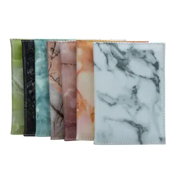 

High Quality PU Leather Marble Pattern Passport Holder Traveling Cover Case Card ID Holders Bag Protector