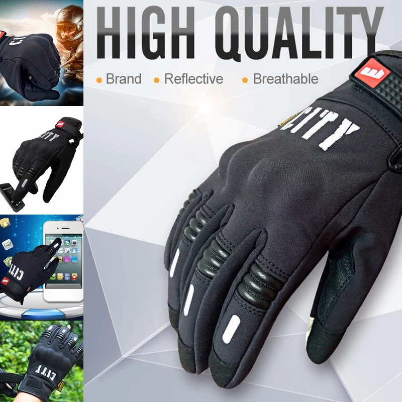 

Wearable Knight Protective Gloves Stealth Hard Knuckle Gloves Touch Screen Breathable Motorcycle Glove Spring Summer Autumn