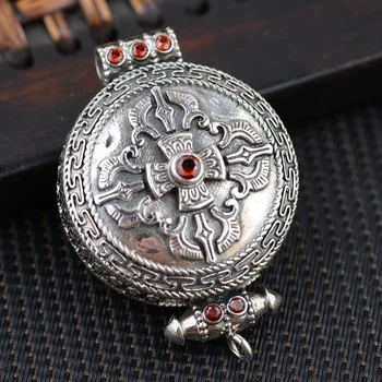 

Wang Yinshi silver wholesale S925 Sterling Silver deer antique style open Mens personality Pendant