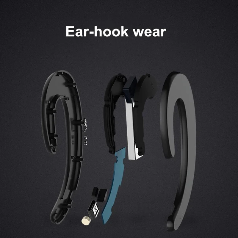 Наушники с костной проводимостью, беспроводные наушники с Bluetooth 4,2, Спортивная стереогарнитура для ноутбука, планшета, xiaomi для iphone