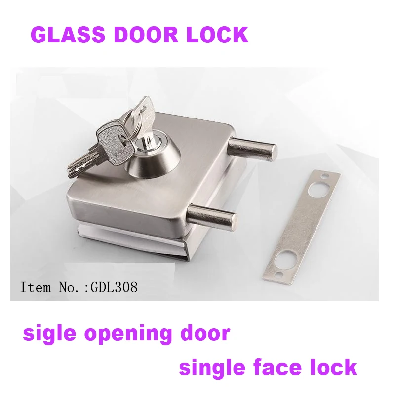 

BRASS CYLINDER BRASS KEY GLASS DOOR LOCK SINGLE FACE LOCK