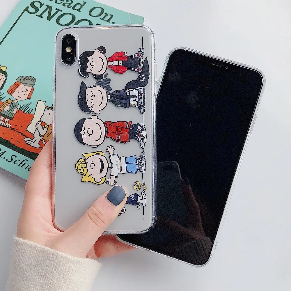 Мальчики и девочки для iphone 6 6s 6plus plus 7 8 чехол X xs xr xsmax задняя крышка
