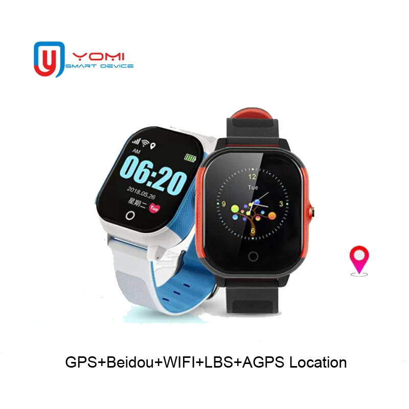 

Smart Watch Kids Waterproof Touch Screen Smartwatch GPS Smart Watch SOS Anti-Lost Finder WristWatch Clock for Boys and Girls