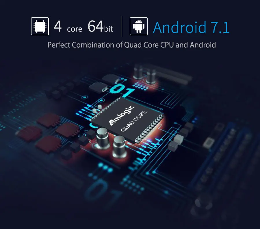 Mecool M8S PRO Plus ТВ коробке 2 г 16 г Amlogic S905W Octa Core 4 К Комплект Топ ТВ Box Android 7,1 2.4g WIFI Bluetooth 4,2 голос Управление