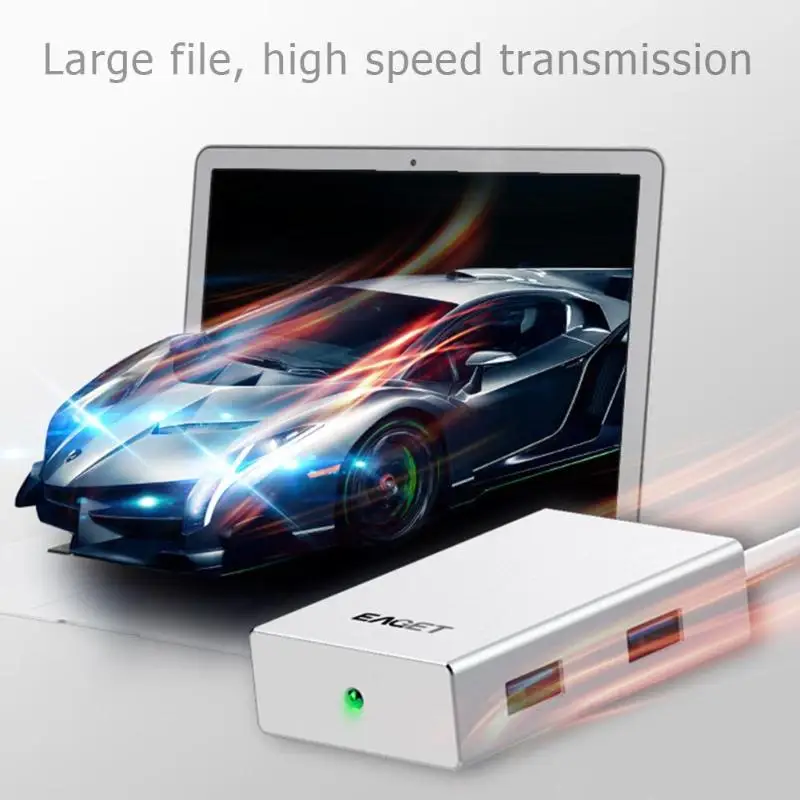 EAGET CH11 4 порта концентратор USB Type C Мульти 3 0 док станция для зарядки адаптер