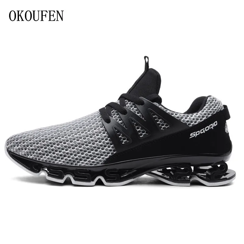 

Spring Autumn Men's Sneakers 2018 Men Running Shoes Trending Style Unisex Sports Shoes Breathable Trainers Sneakers For Male
