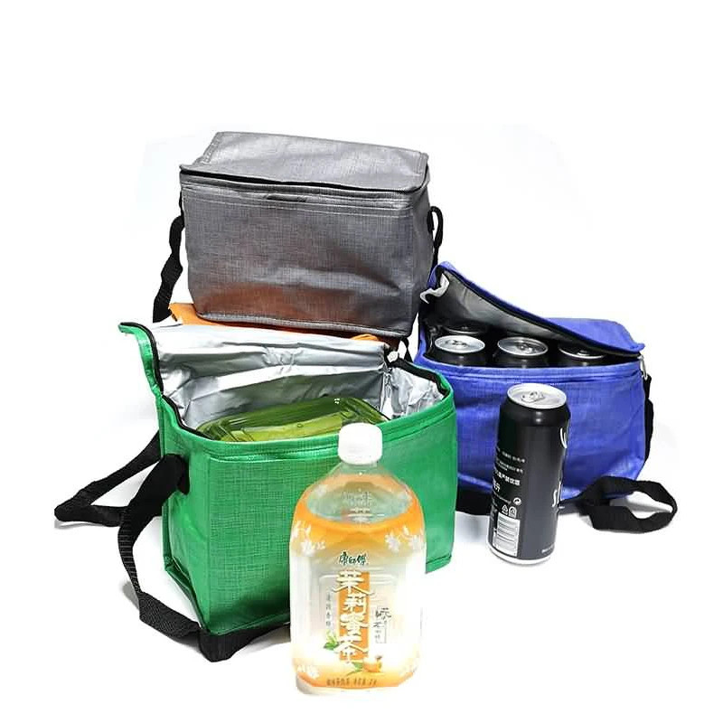 7L cool bag eco friendly fabric thermal lunch picnic box ice pack