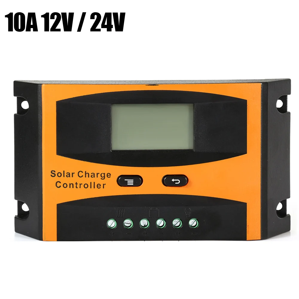 

10A PWM Solar Charge controller PV regulator 12v 24v auto recognition for off grid solar power system
