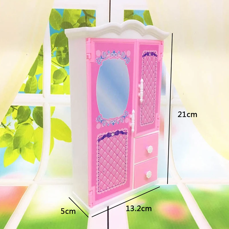 Пластиковый стол для макияжа в спальню, диван, стул, гардероб для гостиной, кукольный домик, аксессуары, кукольный домик, мебель для кукол