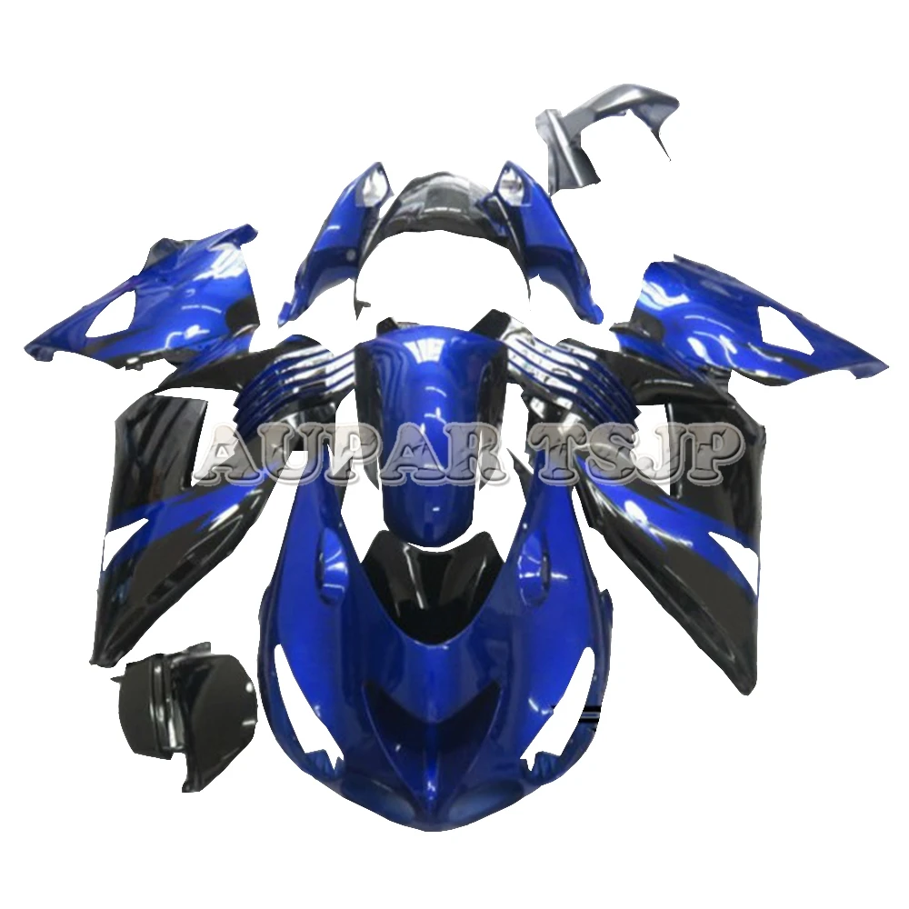 Полный комплект обтекателя Для Kawasaki ZX14R Ninja 2006 2007 2008 2009 2011 ABS пластиковые детали для мотоцикла наборы для тела глянцевый синий черный