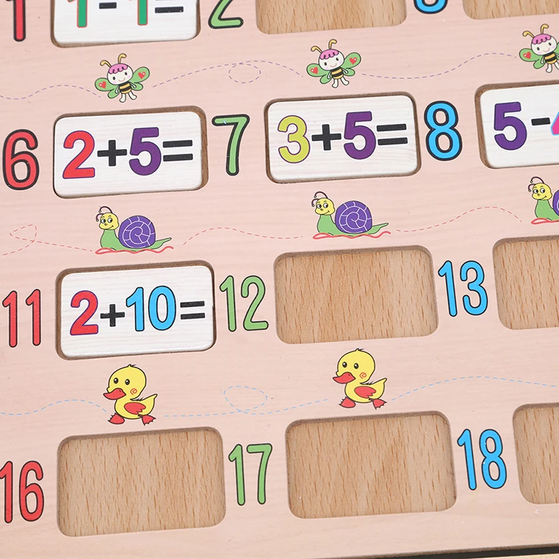 Обучающая математическая игрушка для раннего обучения, 120 вопросов, дошкольник, сложение, вычитание, Счетные палочки, коробка, математические игрушки для детей