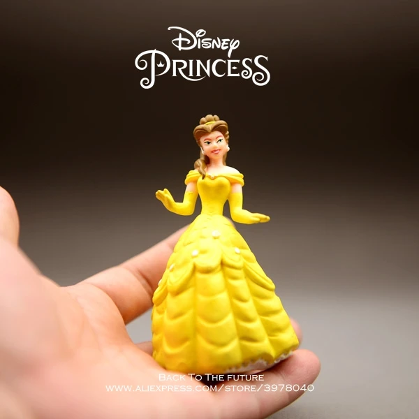 Disney Beauty and the Beast Belle Princess 9cm mini doll Action Figure