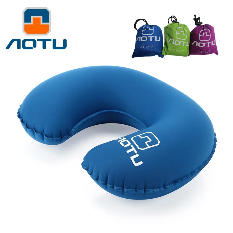 Outdoor Travel u Inflatable Neck Pillow Back Cushion To Protect The
