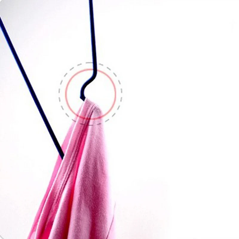 10pcs/lot Rubber& Stainless Steel Clothes Hanger Non-Slip Space Saving Clothes Hangers With Hook Closet Organizer Drying Racks