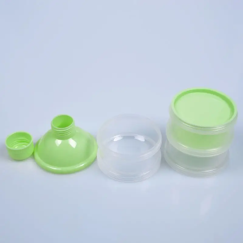 Infant Newborn Baby Solid Latex Free Powder Milk Box Storage 3 Boxes/lot Newborn Nitrosamine Free Food Container Products