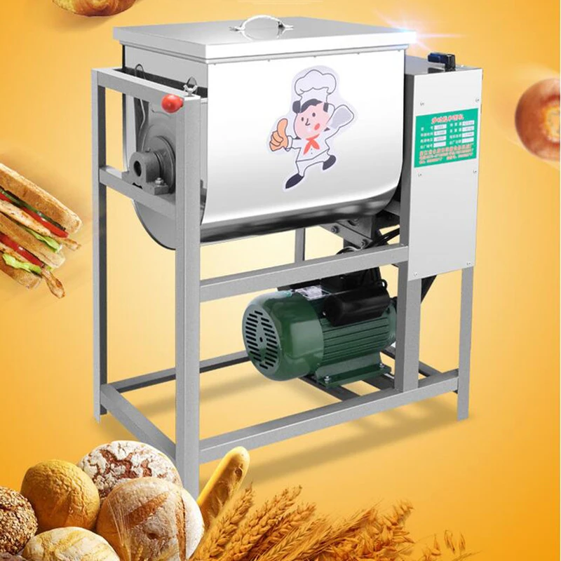 25 кг Емкость серийный смеситель для теста муки кухонный миксер подходит для пасты хлеба тестомесильная машина 220 В 2200 Вт 1 шт
