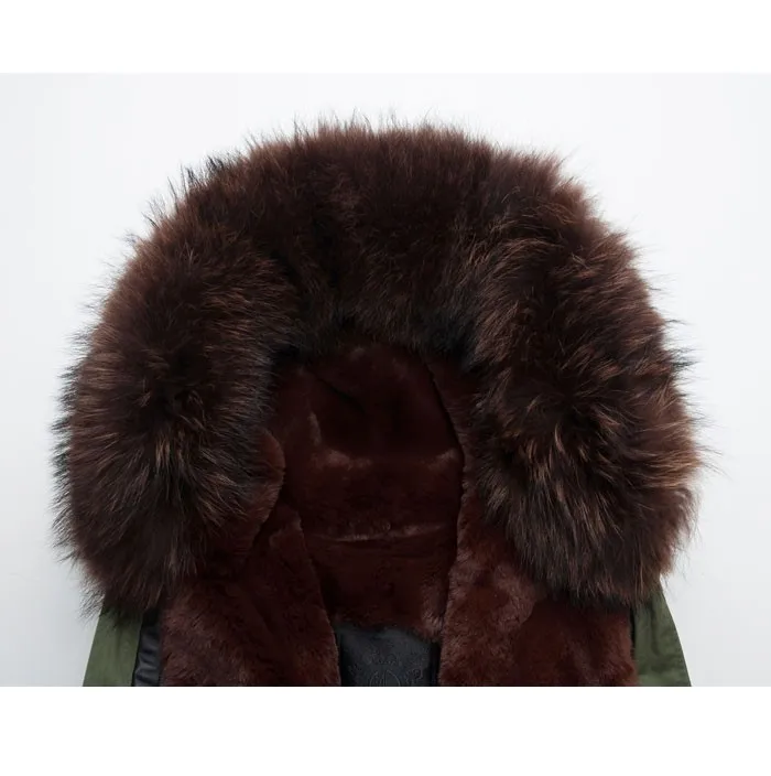 Новая мода Русский стиль меховая шапка кофейного цвета пальто для мужчин