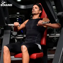 Мужской боди живот для похудения Формирователи формирующий жилет мужской спортивный Быстросохнущий жилет Утягивающее нижнее белье