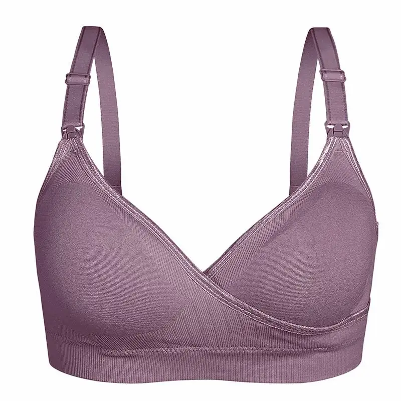 

Womens Sexy Lingerie Deep V Breathable Plus Size Adjustable Cotton Bra Front Opening Buckle Cross No Steel Ring Underwear