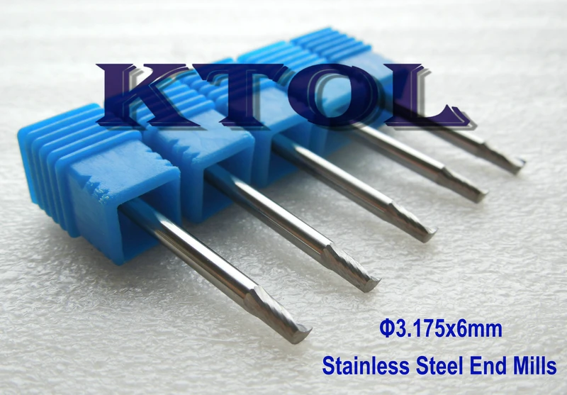 

NEW 3.175x6MM 1 Single Flute CNC Milling Lathe Tool Set,Tungsten Carbide Milling Cutter for Metal Iron/Stainless Steel Cutting