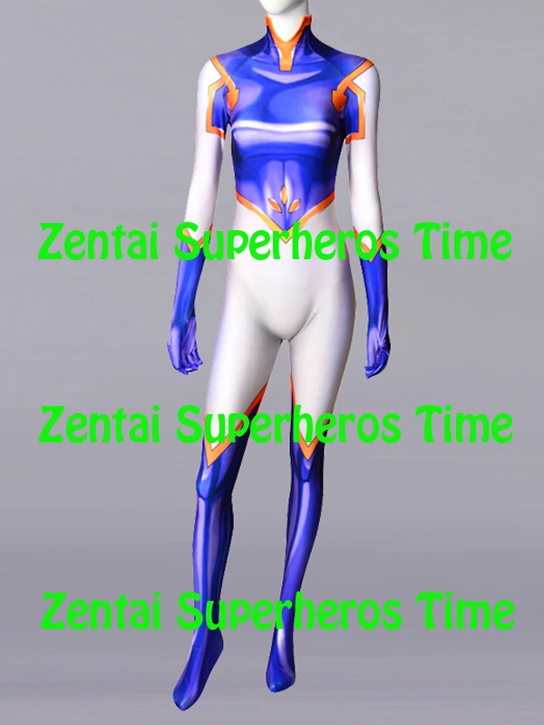 3D принт My Hero academic Boku no Mt. Женский костюм для косплея зентай боевой женщин и девочек