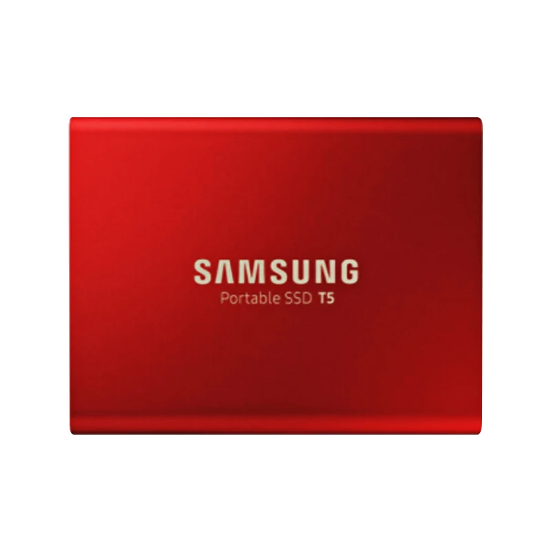 Красный Samsung Портативный SSD T5 250 ГБ 500 1 ТБ внешний твердотельный накопитель HD Жесткий диск 2," USB 3,1 Gen2(10 Гбит/с) для ноутбука, настольного компьютера - Цвет: Красный