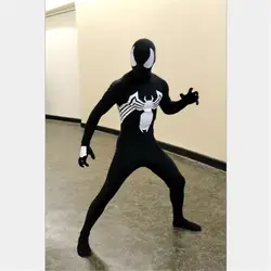BOOCRE косплэй человек паук костюмы черный Zentai комбинезоны для женщин унисекс взрослых костюмы 3D цифровой печати