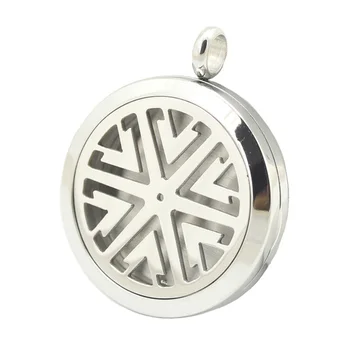 

10pcs 30mm Stainless Steel Pine Tree Premium Aromatherapy Essential Oil Diffuser Locket Pendant Women Necklace