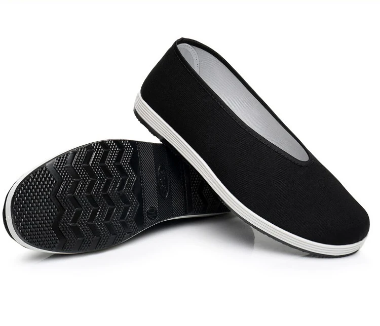 

Free Shipping Bruce Lee Kung Fu cotton Cloth Shoes Men Wing Chun Breathable walking home Wushu Tai Chi Shoes Size 38-44