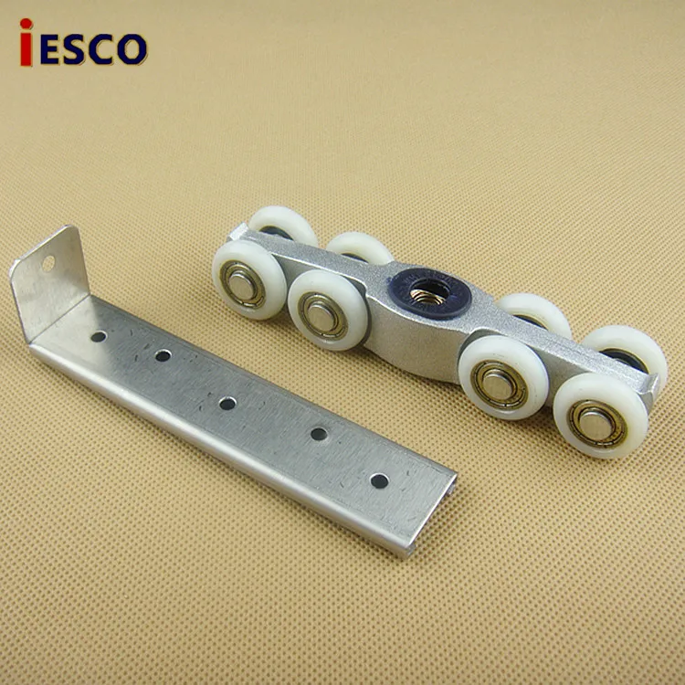 2pcs Stainless steel silent door, wooden door, pulley, sliding door