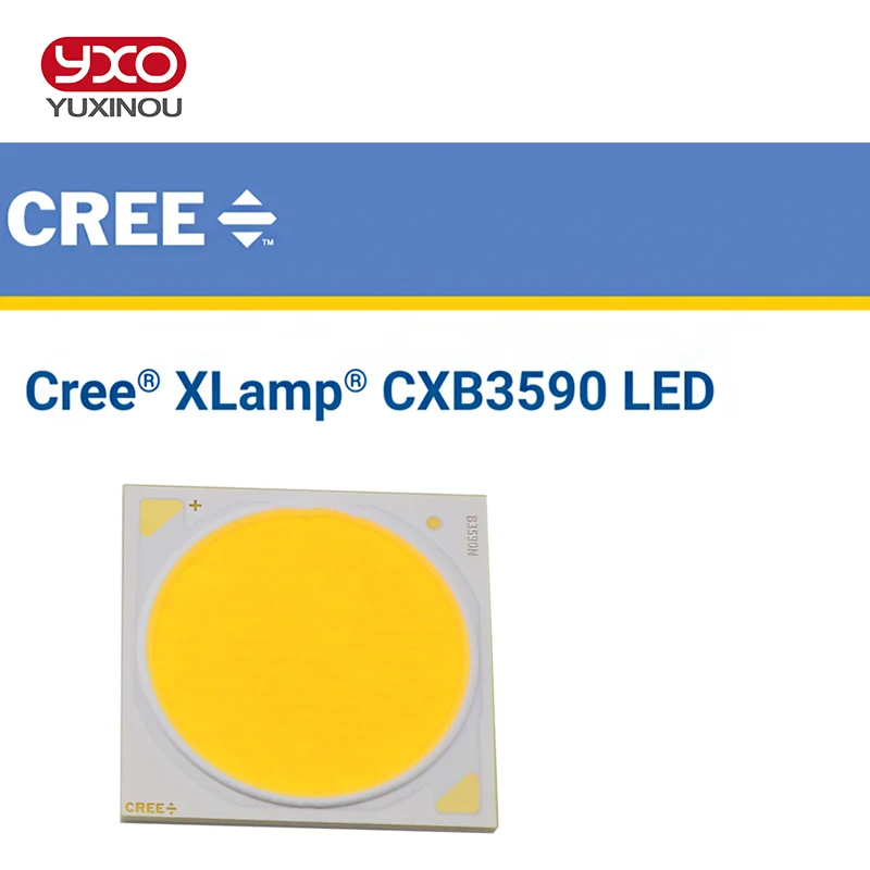 1 шт. Cree CXB3590 CXB 3590 светодиодный светильник для выращивания 3500K CD Bin 80 CRI 36V с пластиковым держателем для медицинских растений