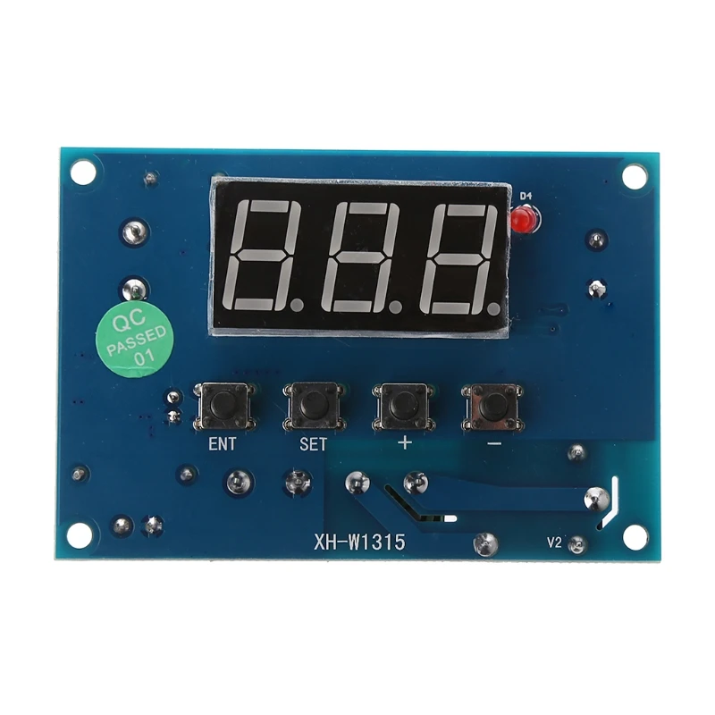 Цифровой терморегулятор AC 110V ~ 220V DC 12V 24V 99 999 термостат типа K инструмент для