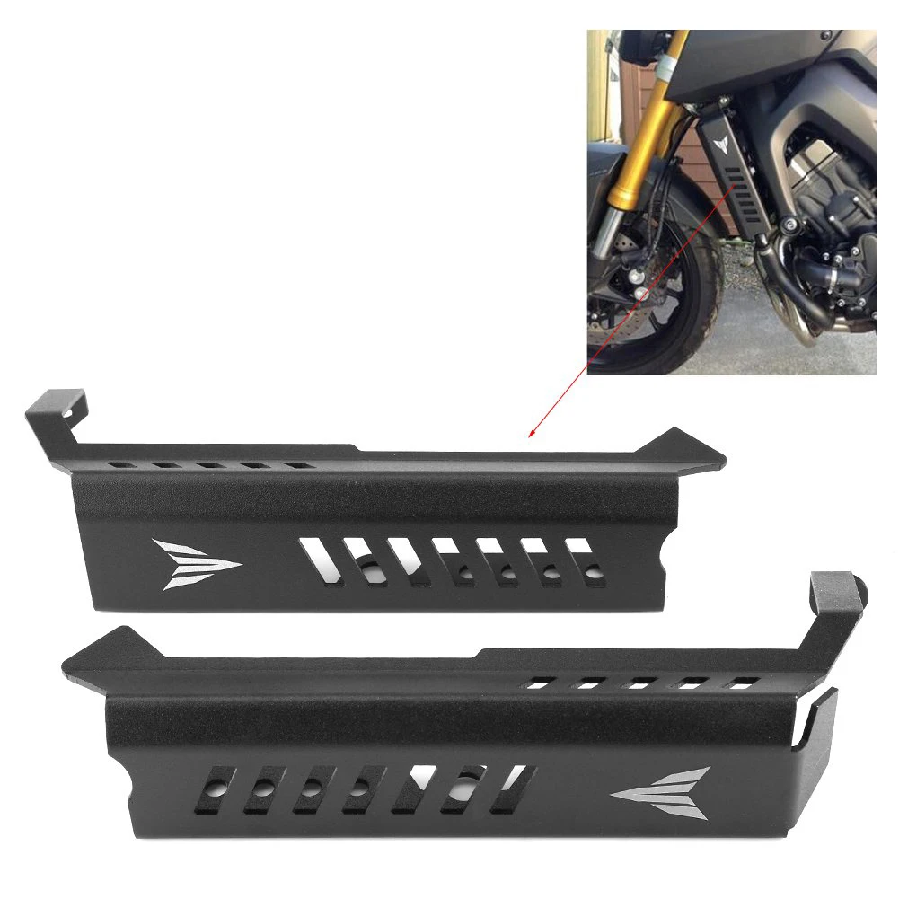 Для Yamaha Mt09 Fz09 MT-09 Mt 09 Fz 09 Fz-09- мотоцикл алюминиевая решетка радиатора Защитная боковая крышка