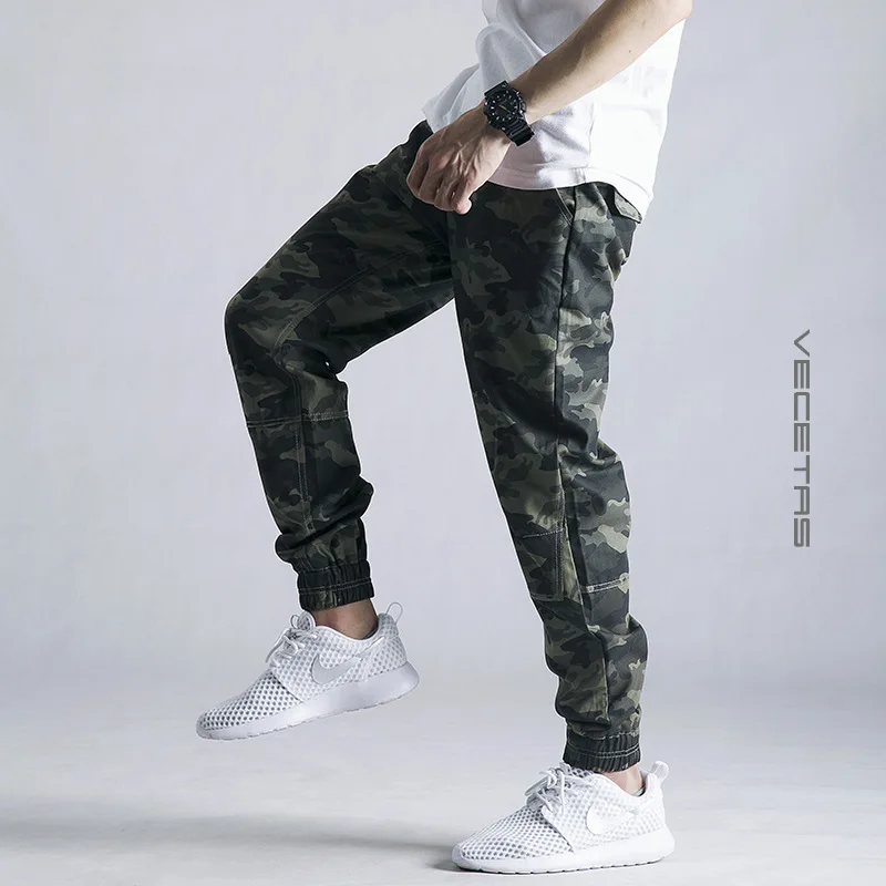 Sweatpants العسكرية رجل 2018 الرجال عارضة السراويل جديد التمويه pantalon أوم الشارع الشهير السراويل ركض كامو المسار السراويل 28-42