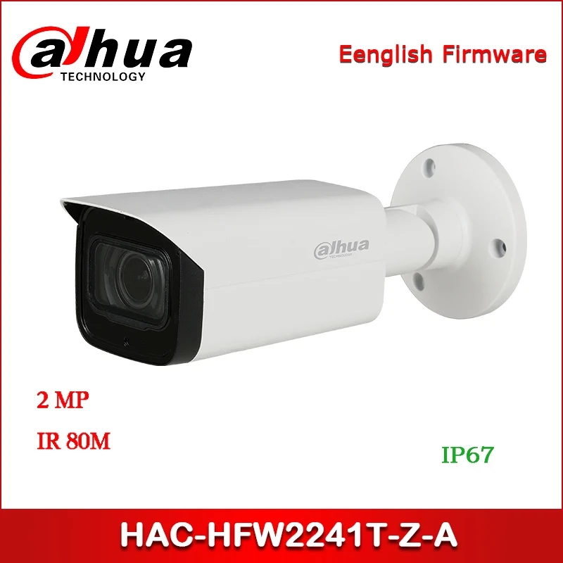 Dahua HAC HFW2241T Z A 2MP Starlight HDCVI IR Bullet камера 2 7 13 5 мм моторизованный объектив Встроенный